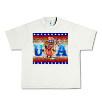 Pistachio usa hot dog Urban Heavy Tee - BarkalooDesign