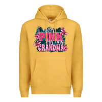 Mustard i wear pink for my grandma Premium Hoodie - FaDigitalArtStudio