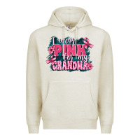 Oatmeal Heather i wear pink for my grandma Premium Hoodie - FaDigitalArtStudio
