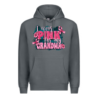 Rock i wear pink for my grandma Premium Hoodie - FaDigitalArtStudio