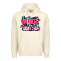 Sandshell i wear pink for my grandma Premium Hoodie - FaDigitalArtStudio