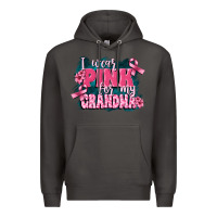 Smoke i wear pink for my grandma Premium Hoodie - FaDigitalArtStudio