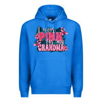 True Royal i wear pink for my grandma Premium Hoodie - FaDigitalArtStudio