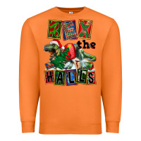 Carrot Rex The Halls Premium Sweatshirt - FaDigitalArtStudio