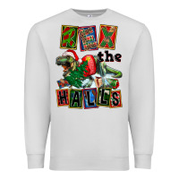 Dove Grey Rex The Halls Premium Sweatshirt - FaDigitalArtStudio