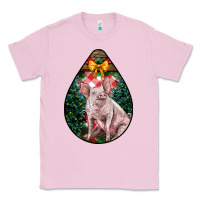 Bubblegum Pink christmas pig Classic Tee - LillyAllenDesigns