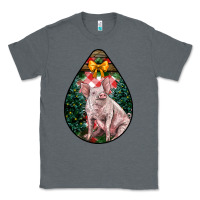Charcoal Heather christmas pig Classic Tee - LillyAllenDesigns