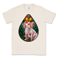 Natural christmas pig Classic Tee - LillyAllenDesigns