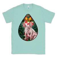 Seafoam christmas pig Classic Tee - LillyAllenDesigns