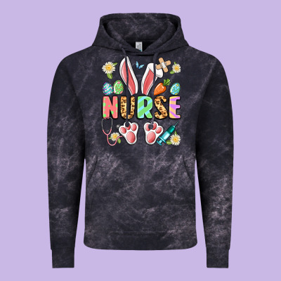 Easter Nurse Bunny Vintage Hoodie Designed By Artiststas