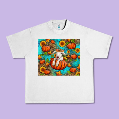 Fall Pumpkin Lamb Urban Heavy Tee Designed By Jasminsmagicworld