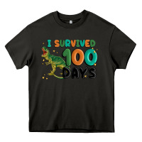 Asphalt i survived 100 days Heavy Core Tee - MaliasSmallBusiness