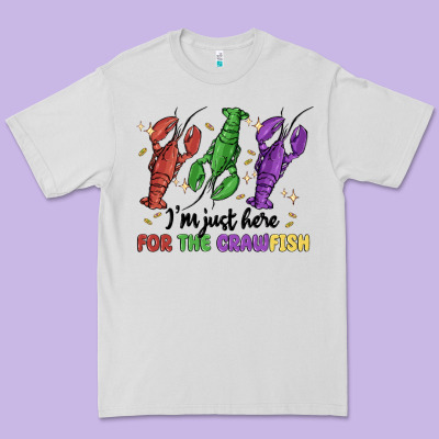 I'm Just Here For The Crawfish Premium Tee Designed By Maliassmallbusiness