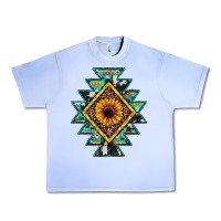 Grape Ice aztec leopard sunflower Urban Heavy Tee - JahusDesignShop