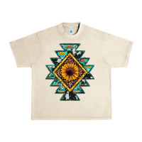 Aztec Leopard Sunflower Urban Heavy Tee | Teevron