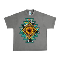 Tornado aztec leopard sunflower Urban Heavy Tee - JahusDesignShop