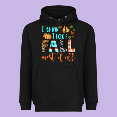 I Think I Love Fall Most Of All Heavyweight Hoodie Designed By Bundleandbundleshop