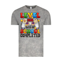 Cloud Rock level 100 days of school completed Vintage Tee - Artiststas