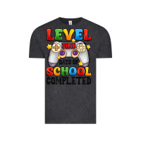 Vintage Black level 100 days of school completed Vintage Tee - Artiststas
