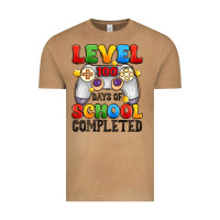 Level 100 Days Of School Completed Vintage Tee | Teevron