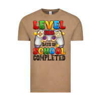 Vintage Coffee level 100 days of school completed Vintage Tee - Artiststas