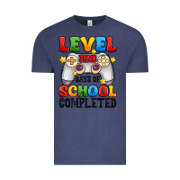Vintage Denim level 100 days of school completed Vintage Tee - Artiststas