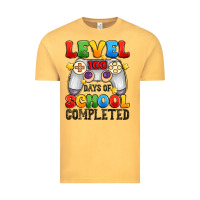 Vintage Mustard level 100 days of school completed Vintage Tee - Artiststas