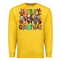 Lemon Merry christmas pigs Premium Sweatshirt - FaDigitalArtStudio