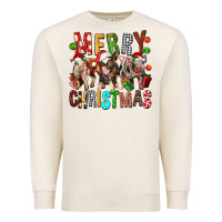 Sandshell Merry christmas pigs Premium Sweatshirt - FaDigitalArtStudio