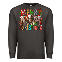 Smoke Merry christmas pigs Premium Sweatshirt - FaDigitalArtStudio