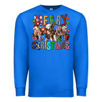 True Royal Merry christmas pigs Premium Sweatshirt - FaDigitalArtStudio