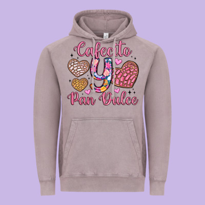 Cafecito Y Pan Dulce Vintage Hoodie Designed By Artiststas