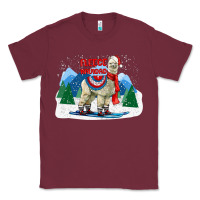 Burgundy fleece navidad alpaca mountains Classic Tee - LillyAllenDesigns