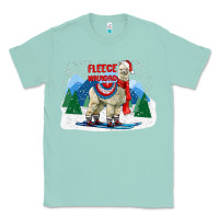 Seafoam fleece navidad alpaca mountains Classic Tee - LillyAllenDesigns