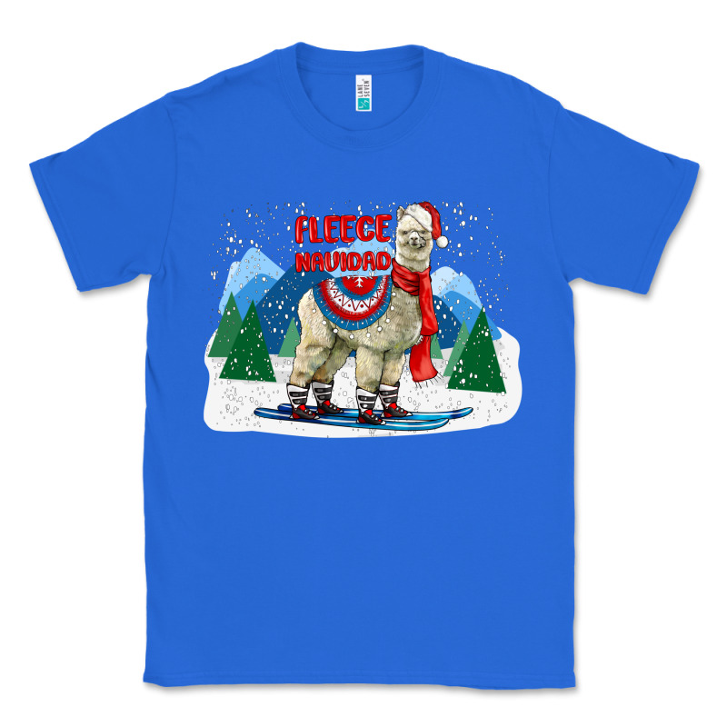 Fleece Navidad Alpaca Mountains Classic Tee by LillyAllenDesigns | Teevron