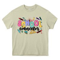 Mossy school counselor Heavy Core Tee - MaliasSmallBusiness