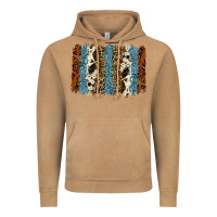 Vintage Camel tool leather leopard cowhide backround Vintage Hoodie - RanaPortraitStore