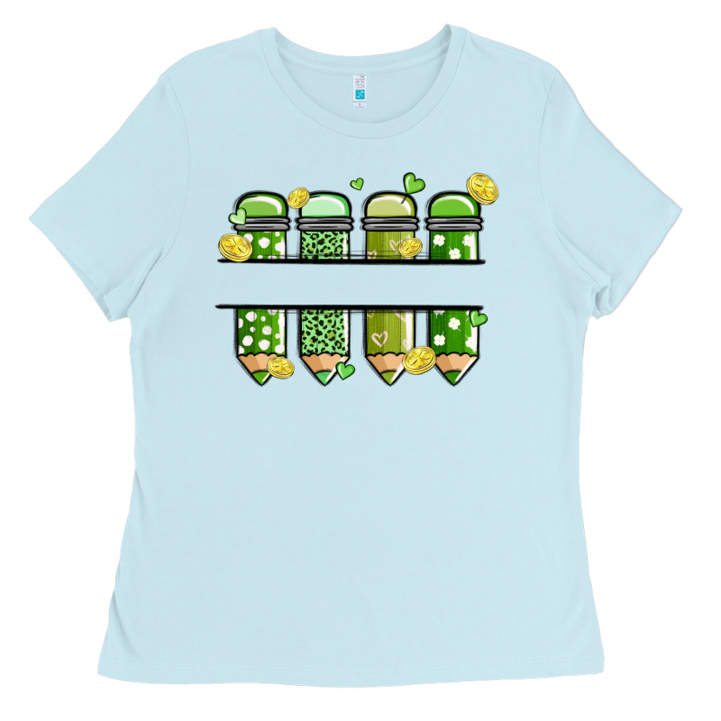 Patricks Day Pencils Ladies Tee by MaliasSmallBusiness | Teevron