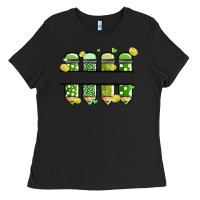 Black patricks day pencils Ladies Tee - MaliasSmallBusiness