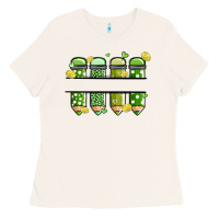 Bone patricks day pencils Ladies Tee - MaliasSmallBusiness