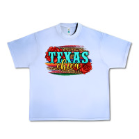 Grape Ice Texas Chica with roses Urban Heavy Tee - Jasminsmagicworld