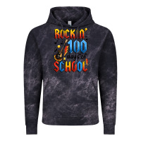 Cloud Black rockin' 100 days of school Vintage Hoodie - Artiststas
