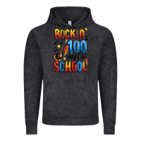 Vintage Black rockin' 100 days of school Vintage Hoodie - Artiststas