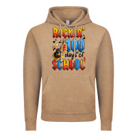 Vintage Coffee rockin' 100 days of school Vintage Hoodie - Artiststas
