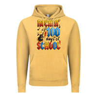 Vintage Mustard rockin' 100 days of school Vintage Hoodie - Artiststas