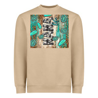 Mushroom nana life glitter leopard Heavyweight Sweatshirt - TumblerDesignByShophia
