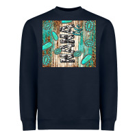 Navy nana life glitter leopard Heavyweight Sweatshirt - TumblerDesignByShophia