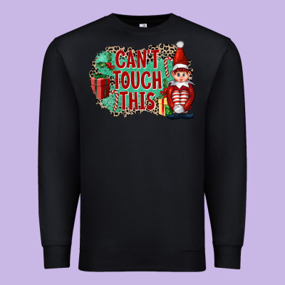Christmas Can't Touch This Elf Premium Sweatshirt Designed By Fadigitalartstudio