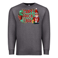 Charcoal Heather Christmas Can't Touch This Elf Premium Sweatshirt - FaDigitalArtStudio