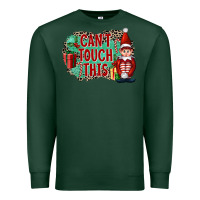 Sports Green Christmas Can't Touch This Elf Premium Sweatshirt - FaDigitalArtStudio